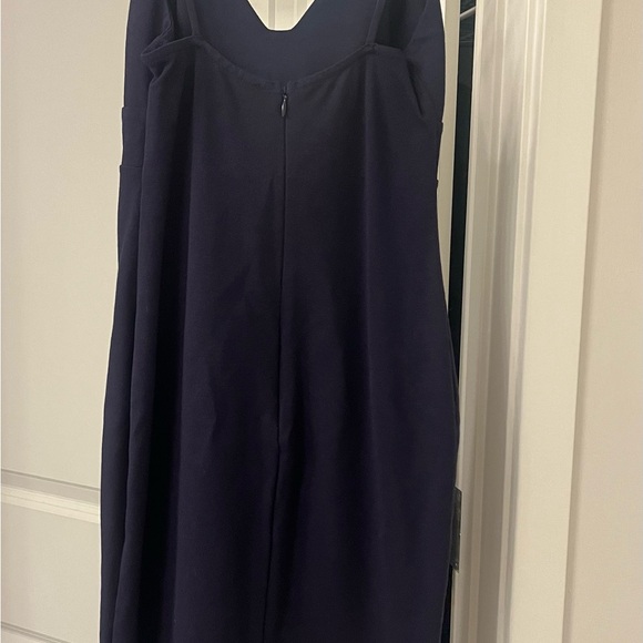 Lulu's Classic Navy Midi Dress - Picture 2 of 3